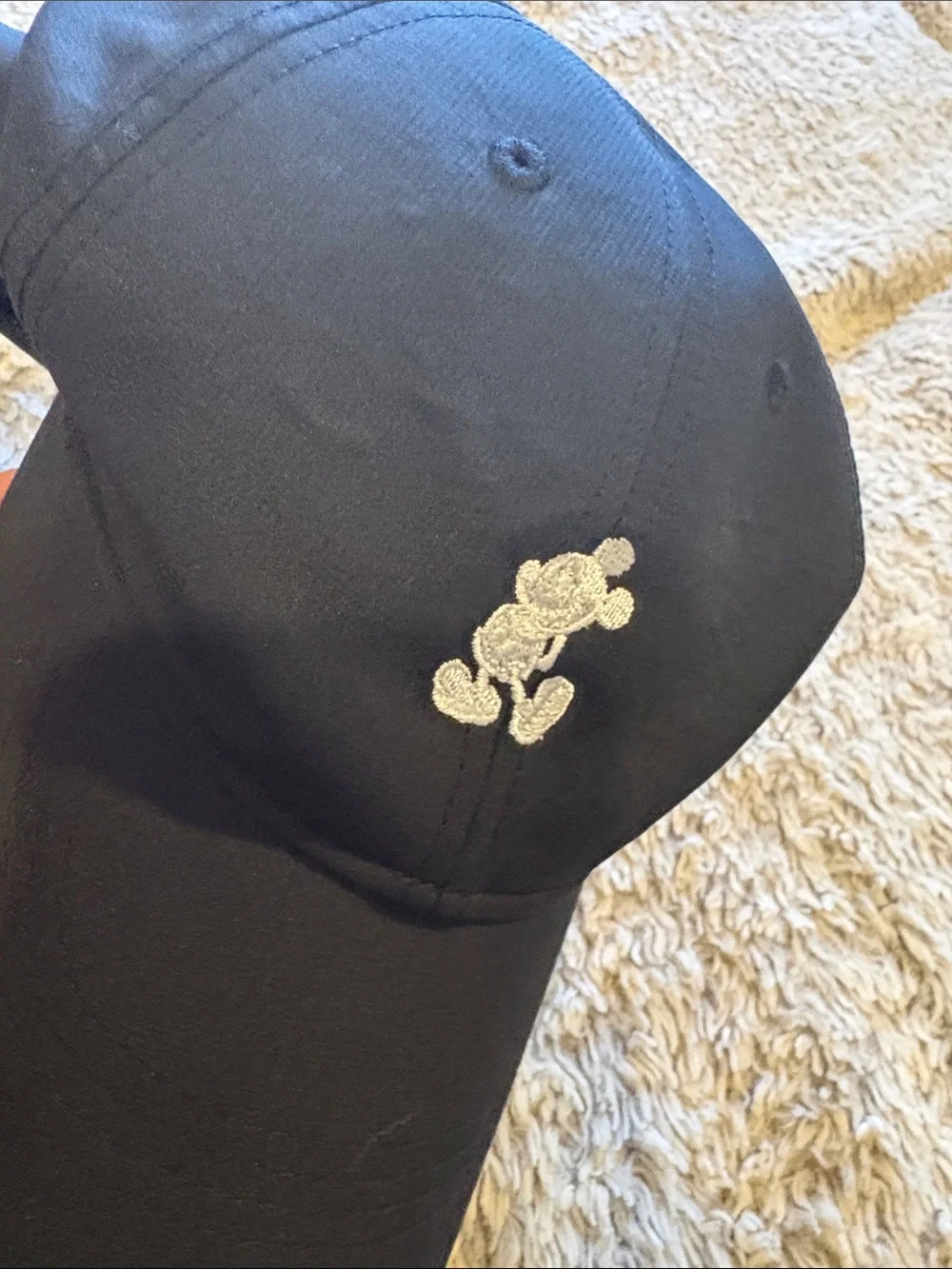 Disney Parks Nike Baseball Cap Unisex OS Black Good Mickey Mouse Swoosh Hat